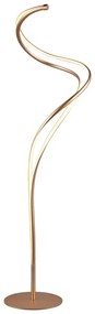 Lampadar auriu LED cu abajur din metal (înălțime 160 cm) Nala – Trio Select