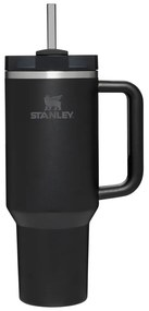 Termos negru cu pai din oțel inoxidabil 1,18 l Quencher H2.0 FlowState Tumbler Black – Stanley