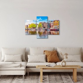 Tablou - Case dansatoare, Amsterdam (90x60 cm)