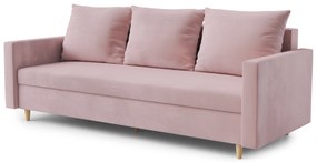 Canapea trei locuri Allie (roz). 1065462