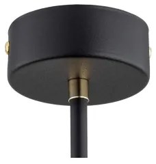 Argon 6166 - Lustr RAVELLO 3xE14/15W/230V negru/auriu pe tijă