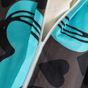 Fata de perna din microfibra KASUGA 50x70 cm, turcoaz