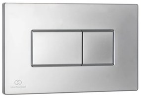 Clapeta de actionare spalare Solea P2, crom mat Crom mat