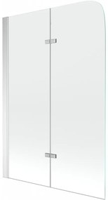 Mexen Felix paravan pentru cadă de baie cu 2 aripi 80 x 140 cm, transparent, crom - 890-080-002-01-00