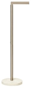 Suport hartie igienica Comes White, inox, 15 x H 59.5 cm