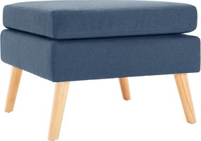 vidaXL Taburet, albastru, material textil
