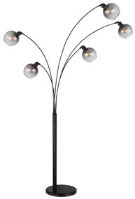 Lampadar, lampa de podea design modern Seymour negru