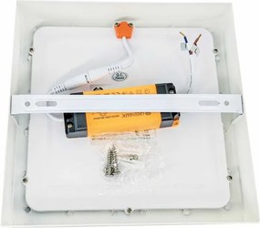 Plafonieră LED FENIX LED/12W/230V 3800K d. 17 cm alb zăpadă