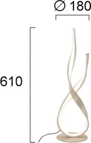 Lampă de birou LED RIBBON LED/21W/230V bej