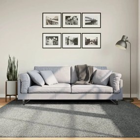 vidaXL Covor pufos &quot;PAMPLONA&quot; cu fire înalte, verde modern, 200x200 cm