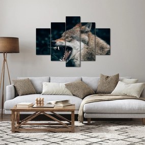 Tablou cu lup (150x105 cm)