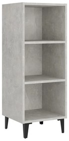 812388 vidaXL Servantă, gri beton, 34,5x32,5x90 cm, lemn prelucrat