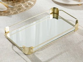 Strălucire  metal  tavă Transparent
