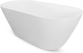 Cada freestanding Besco Moya 170x72 cm alb lucios