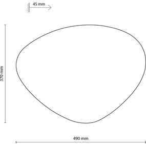 Aplică STONE 3xG9/8W/230V 37x49 cm verde