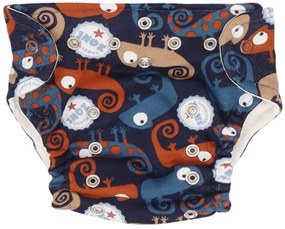 Mamatti Set scutece pânză EKO - chiloți + 2 x scutec, mărimea. 3 - 8 kg, Cameleon 5-14 kg