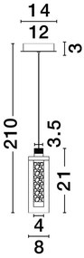 Lustra, Pendul LED design modern LUNE