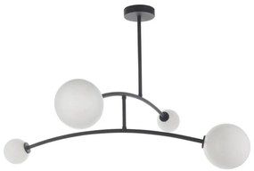 Endon 92940 - Lustră BALANCE pe tijă, 4x G9, 3W, 230V, neagră