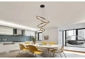 Lustră LED dimabilă pe cablu LED/85W/230V 3000-6500K + telecomandă