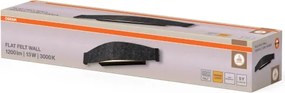 Osram - Aplică de perete LED DECOR FLAT LED/13W/230V gri