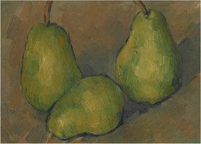 Tablou - Paul Cézanne, Three Pears, reproducere (70x50 cm)