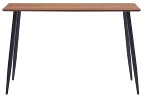 281565 vidaXL Masă de bucătărie, maro, 120x60x75 cm, MDF