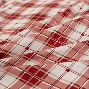 Lenjerie de pat din flanel TARTAN HEART colorata Dimensiune lenjerie de pat: 2 buc 70 x 90 cm | 200 x 220 cm