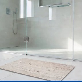 Covoraș de baie maro deschis din diatomit 50x80 cm Puna – Wenko