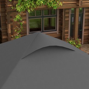 Outsunny Pavilion de grădină Pop-up pliant 2,5 x 2,5 m înălțime reglabilă țesătură Oxford anti UV50+ cadru din oțel sac de transport | Aosom Romania