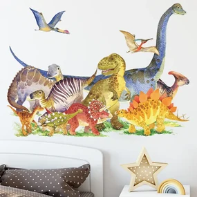 Autocolant de perete „Dinozaurii 10” 60x44cm