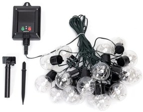 Instalație LED solară de Crăciun Aigostar 20xLED/8 funcții 11,5m IP65 multicolor