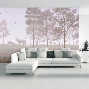 Fototapet - Peisaj roz (147x102 cm)