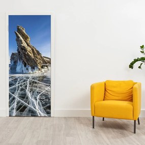 Fototapet pentru ușă - Stâncă de gheață (95x205cm)