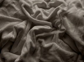 Cearsaf Cocolino microplus cu elastic SOFT 90x200 cm maro