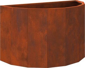 vidaXL Jardinieră Ruginit 60 x 30 x 35 cm Oțel rezistent de intemperii