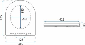 capac UF DUROPLAST FLAT alb