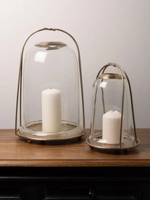Felinar din metal, H39cm, Cloche