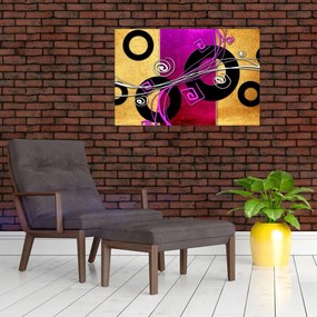 Tablou abstracției (90x60 cm)