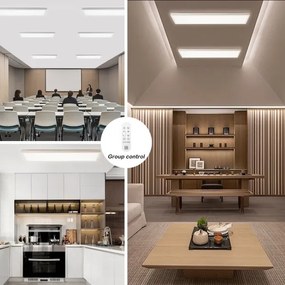 Plafonieră LED dimabilă pentru baie Immax NEO 07276L FRAME 50W/230V IP44 Wi-Fi Tuya + telecomandă