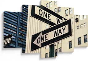 Tablou - New York ONE WAY (150x105 cm)