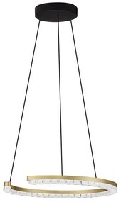 Lustra circulara aluminiu auriu GREAMY D-46cm