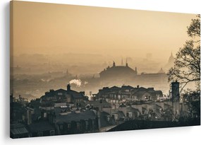 Tablou - Orașul în ceață (90x60 cm)