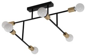 Eglo 79356 - Lustră aplicată BELSIANA 6xE27/40W/230V