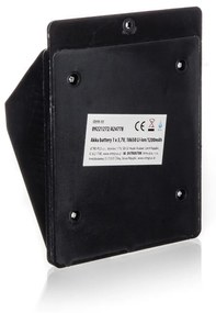 Lampă solară cu LED-uri Happy Green Solar 9,6 x 12,5 x 4,9 cm, negru