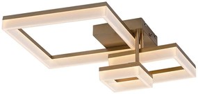 Plafoniera LED design geometric Amilia auriu