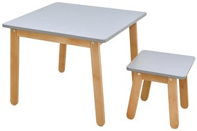 Scaun pentru copii Woody gri H30 cm