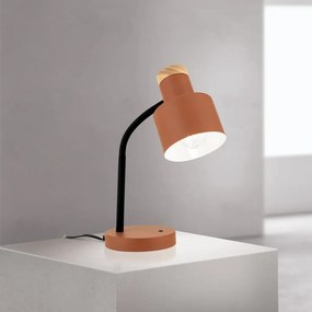 Lampa de birou Gili rosu coral