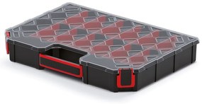Organizator 39 × 28,4 × 6 cm, separatoare, negru