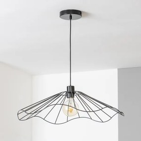 Brilagi - Lustră LED suspendată pe cablu CERIA WIRE 1xE27/40W/230V Ø 60 cm negru