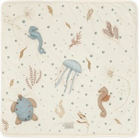 Saltea de joacă pentru copii, galben-deschis 80x80 cm Sea Garden – Cam Cam Copenhagen